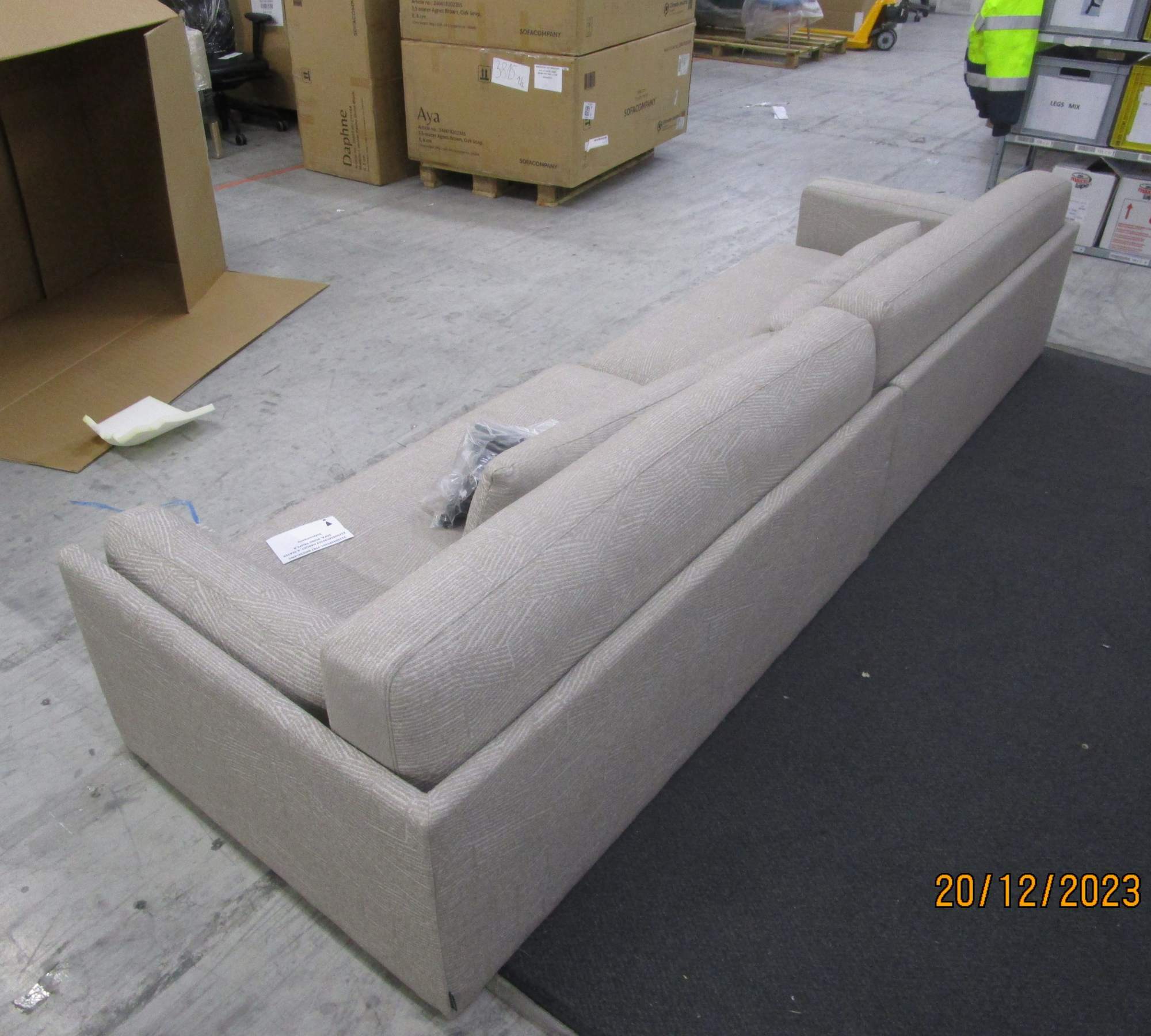 Harvey Sofa 4-Sitzer Bond Taupe 5