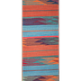 Kilim Gashgai Teppich Orange Blau 0