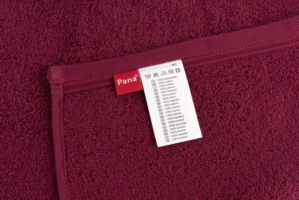 8-tlg. Frottier Handtuch-Set Bordeaux Öko-Tex Standard 100 5