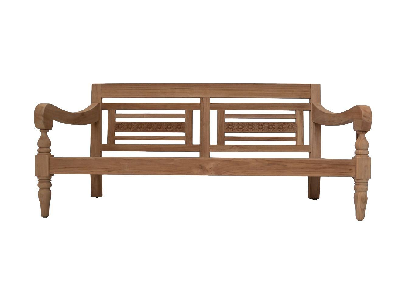 Bahama 2,5-Sitzer Loungesofa Teakholz 4