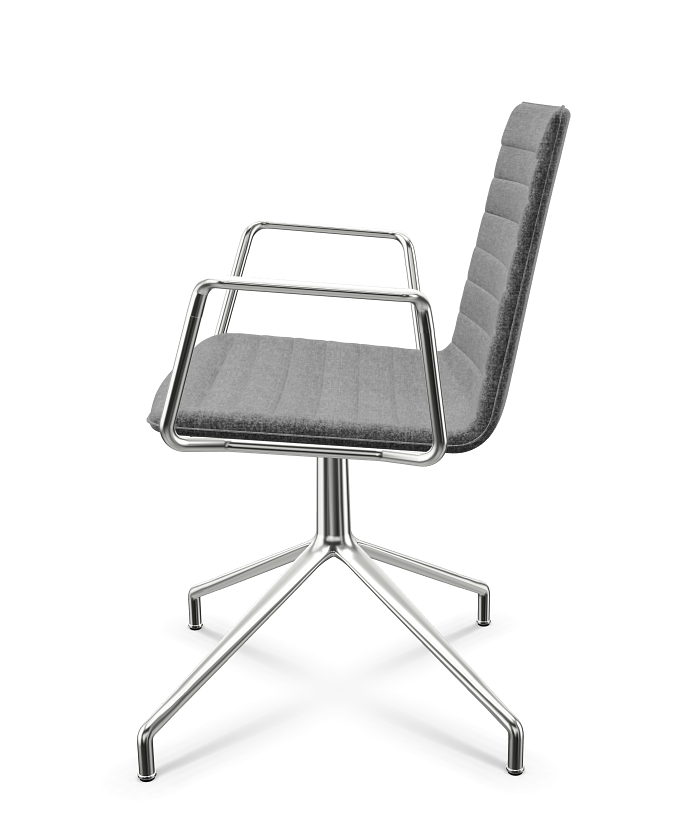 Flex Coporate Bürostuhl Aluminium Grau 1