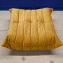 Togo armchair and ottoman set 2-pc. Velvet mustard yellow 7
