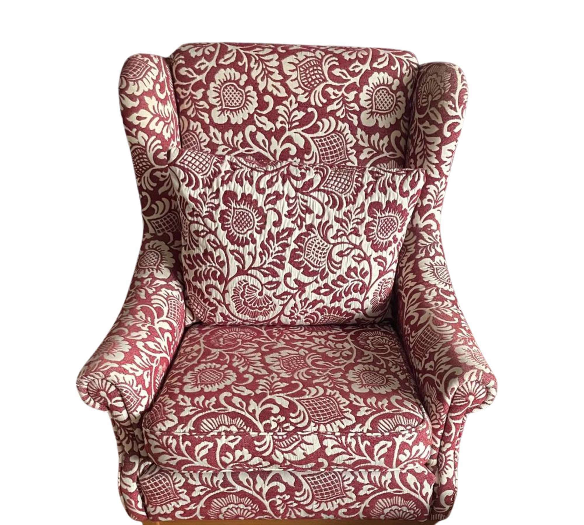 Sessel und Hocker Textil Holz Mehrfarbig 1