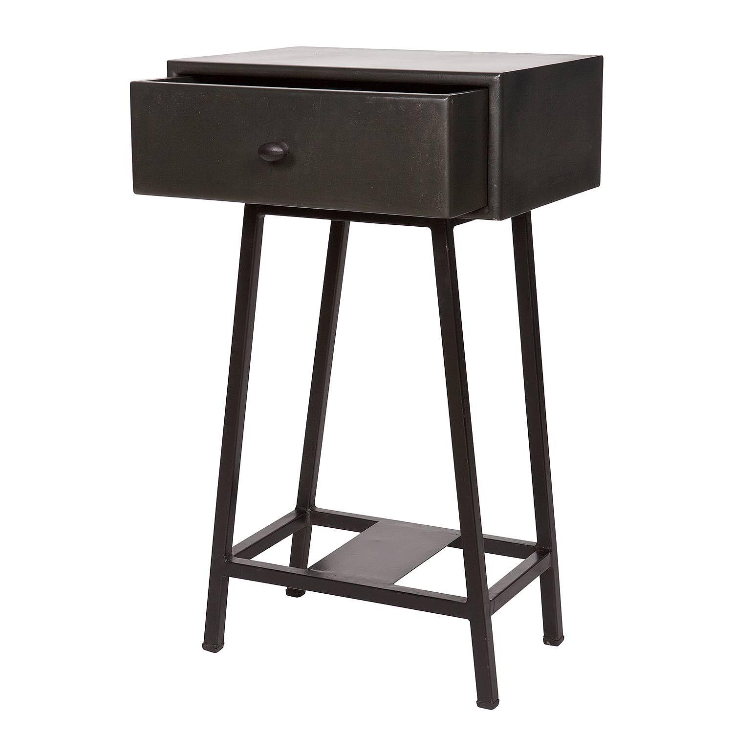 Kait Side Table Mango Solid Black 3
