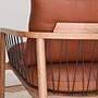 Enzo Sessel Leather Bronze 4