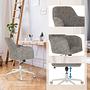 SOLAO HOME Office Chair Bouclé Brown 2