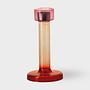 Bole Kerzenhalter Mittel Glas Rot 2