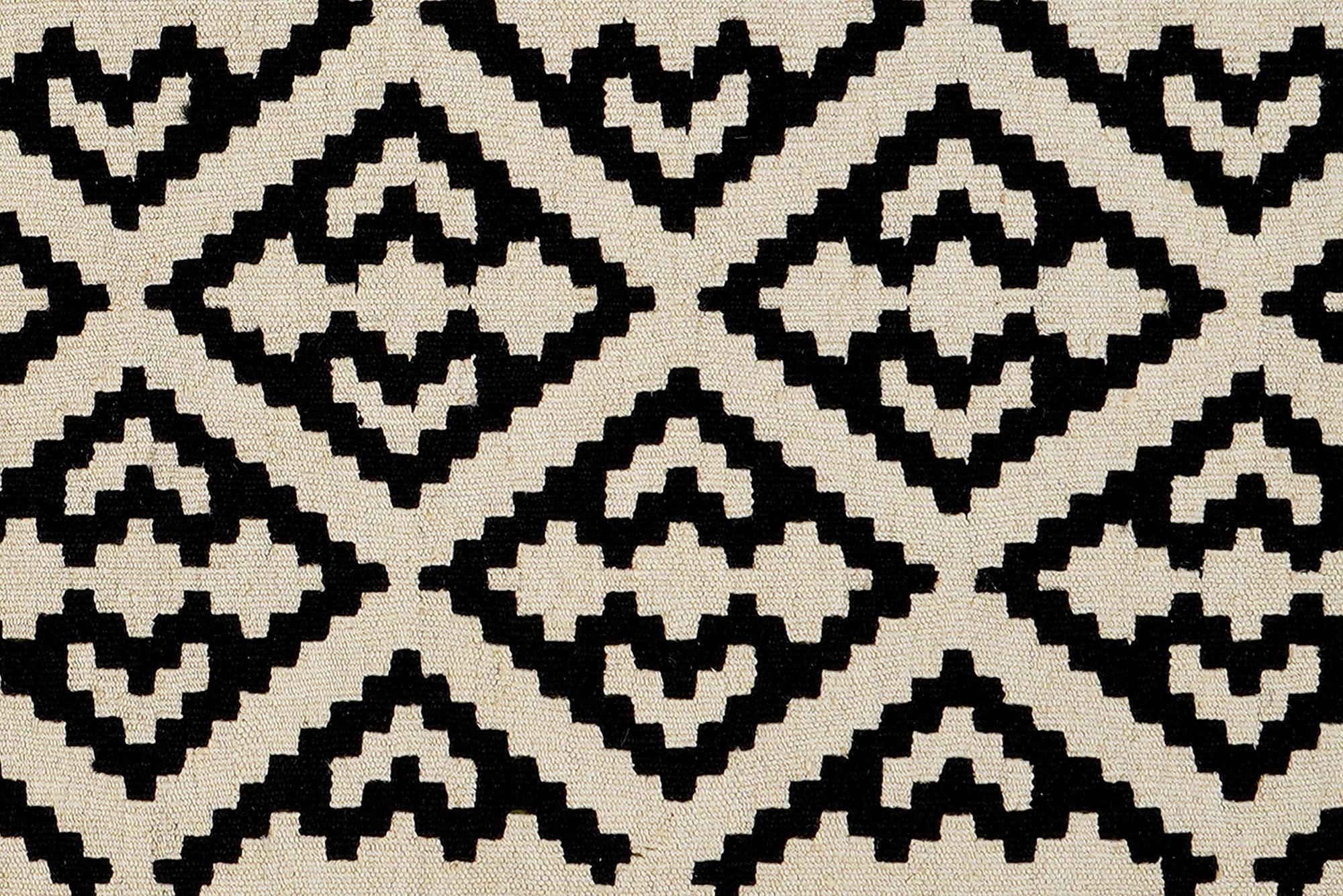 Kilim Gashgai Teppich Schwarz 3