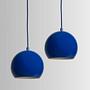 Ball Pendelleuchte Blau Ø18cm 4
