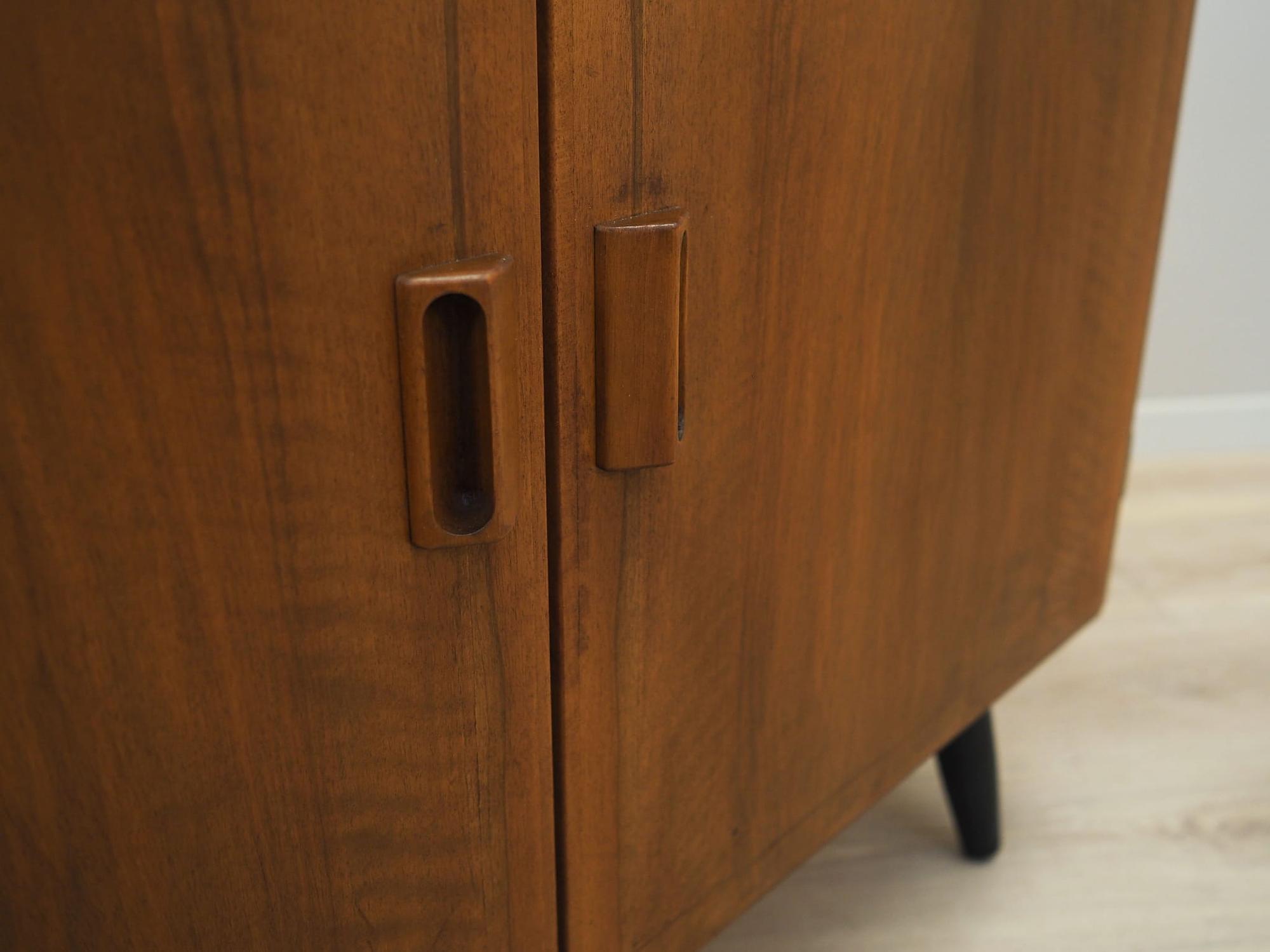 Vintage Schrank Nussbaumholz Braun 1960er Jahre 12