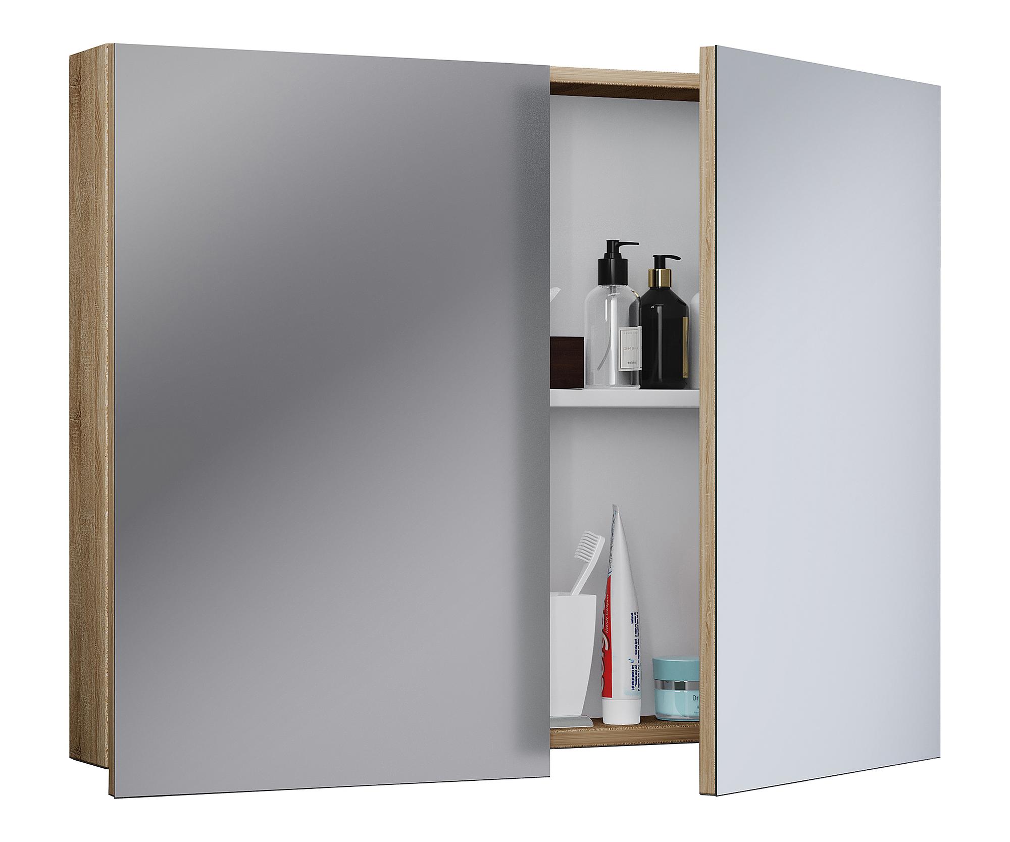 VCB 1 Mirror Cabinet Sonoma Oak Decor 60 cm 4