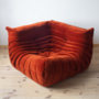 Togo Ecksofa Cord Bernsteinorange 0