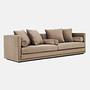 Malmo Sofa 3-Sitzer Samt Braun 2