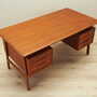 Vintage desk teak brown 1970s 5
