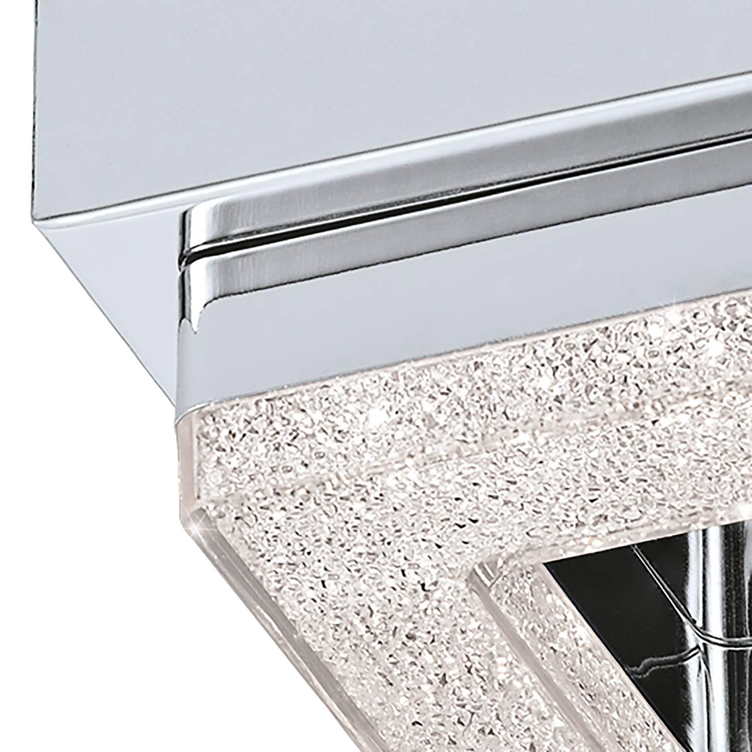 Fradelo I LED-Deckenleuchte Kristallglas Stahl 1-flammig 1