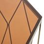 Allure Side Table Metal Glass Bronze 3
