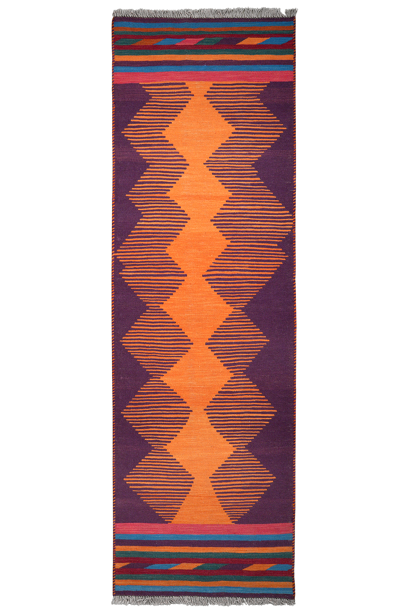 Kilim Gashgai Teppich Orange 0