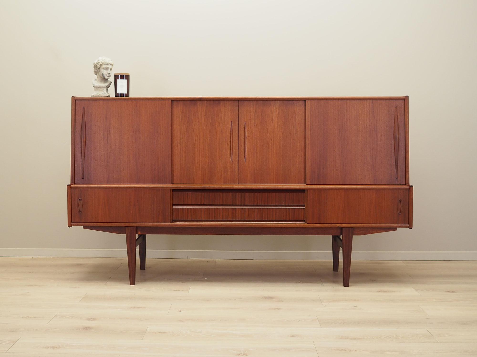 Highboard Teakholz 1970er Jahre 1