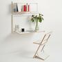 Fläpps Secretary Wood White 100 x 60 cm 0