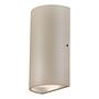 2-Flammig LED-Wandleuchte Rold Glas Stahl Beige 0