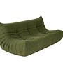 Togo Sofa 3-Sitzer Cord Lodengrün 1