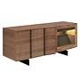 Sideboard 3218 con illuminazione interna marrone 1