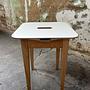 Beluga Hocker Holz Mushroom 0