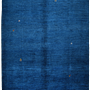 Gabbeh Teppich Wolle Blau 0