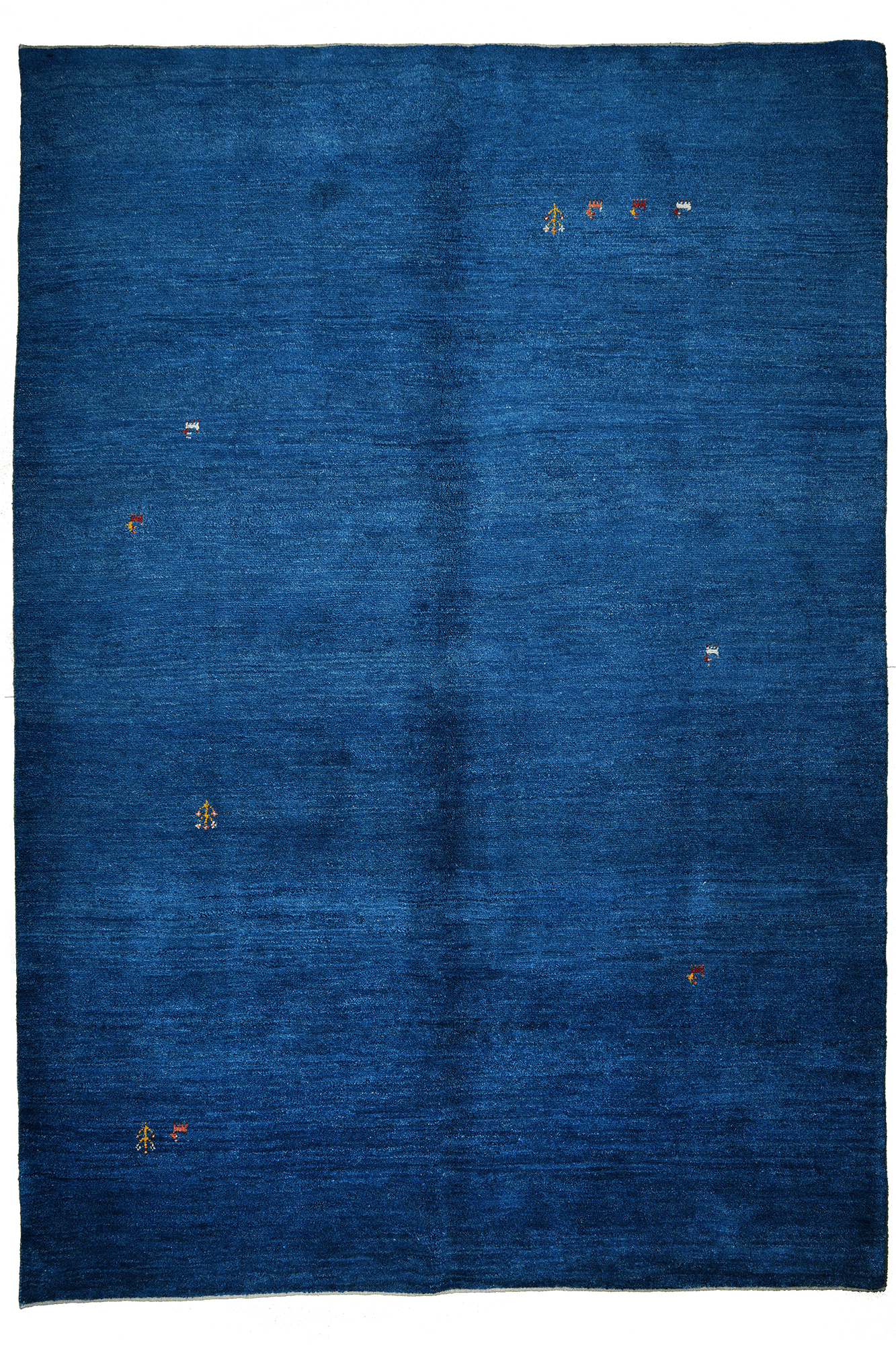 Tappeto Gabbeh lana blu 0