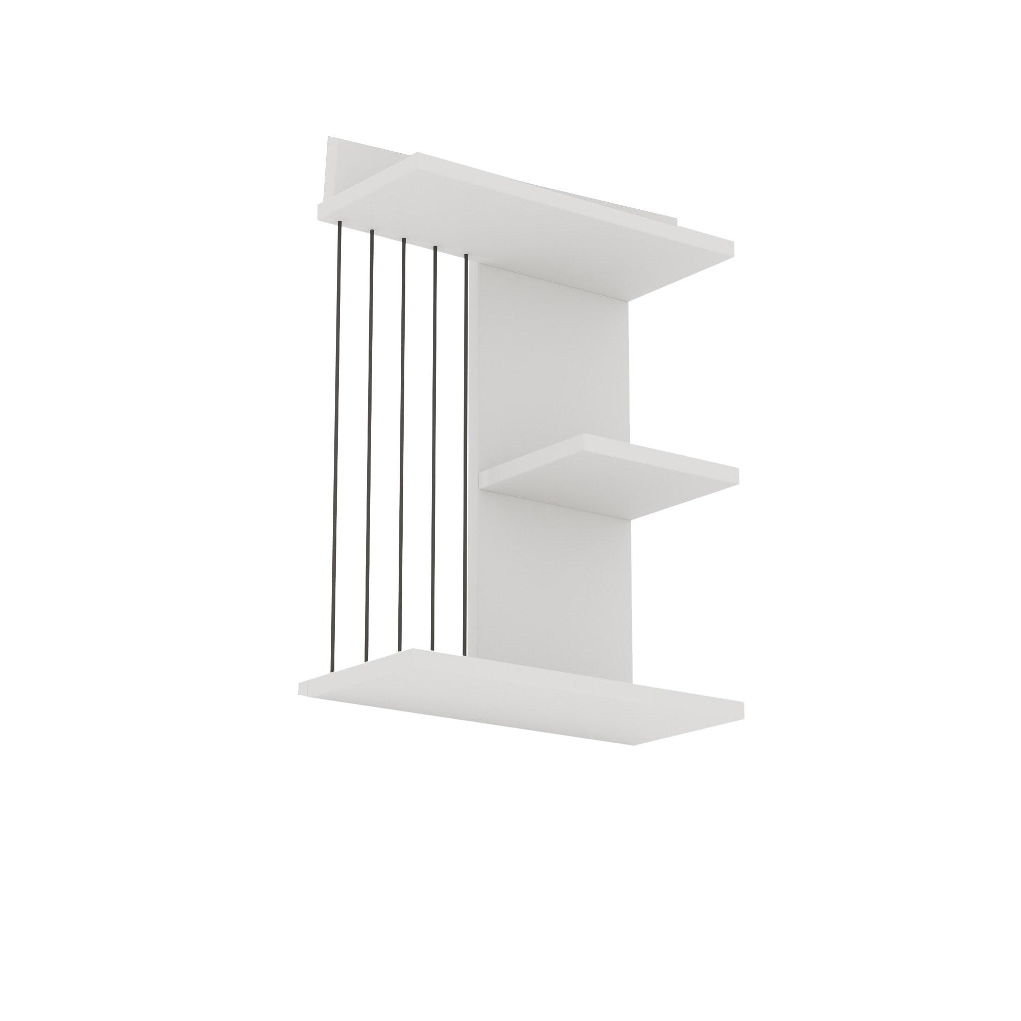 Kinik Wall shelf Wood veneer White 4