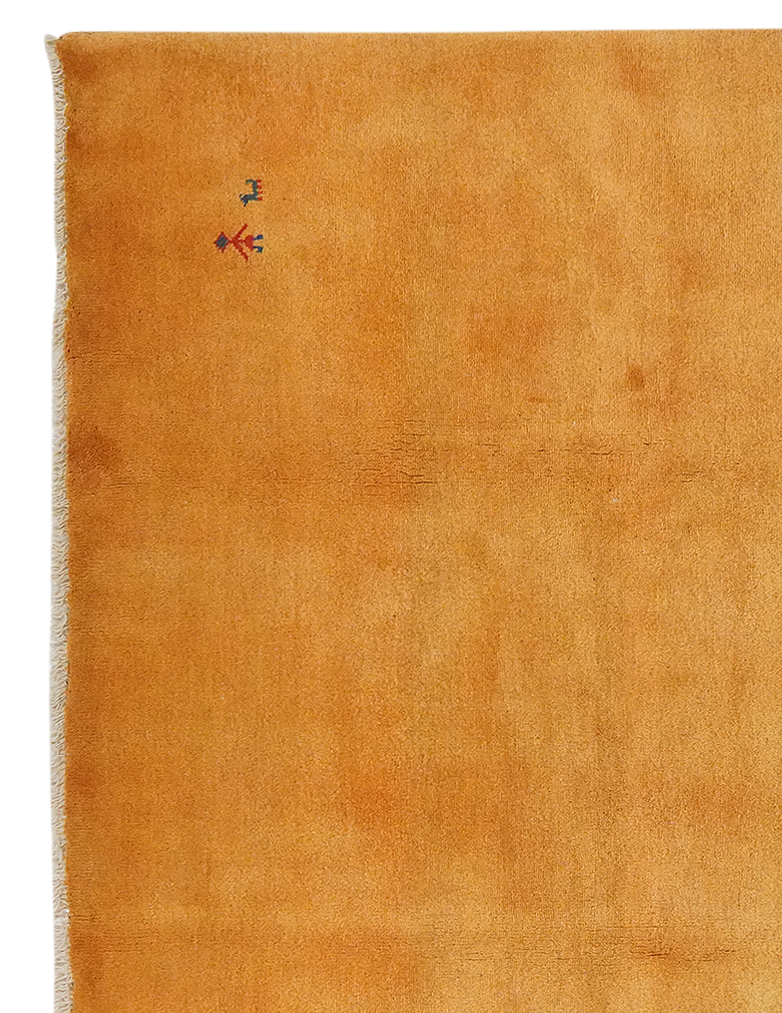 Gabbeh Carpet Wool Yellow 1