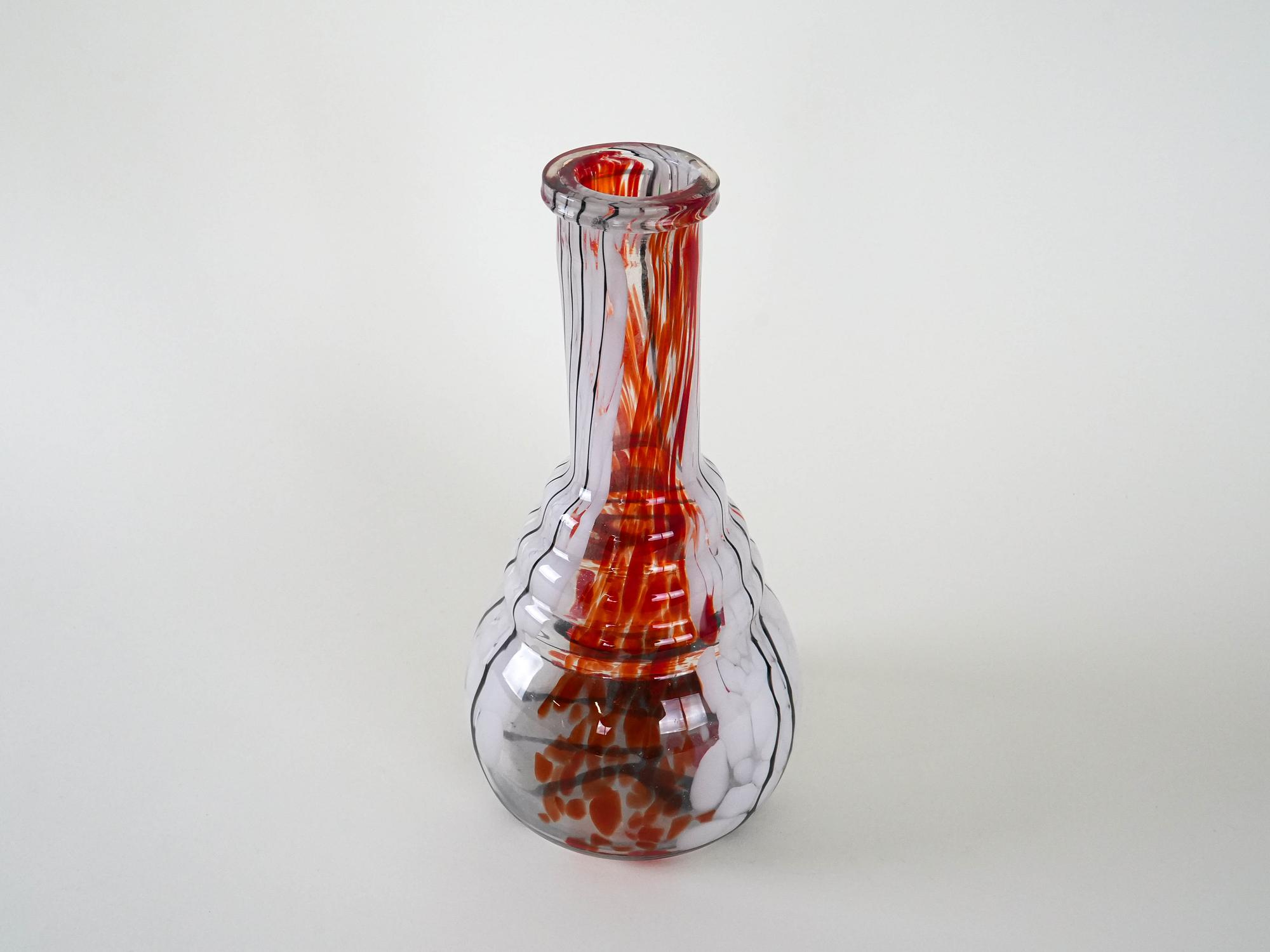 Glass vase Red 4