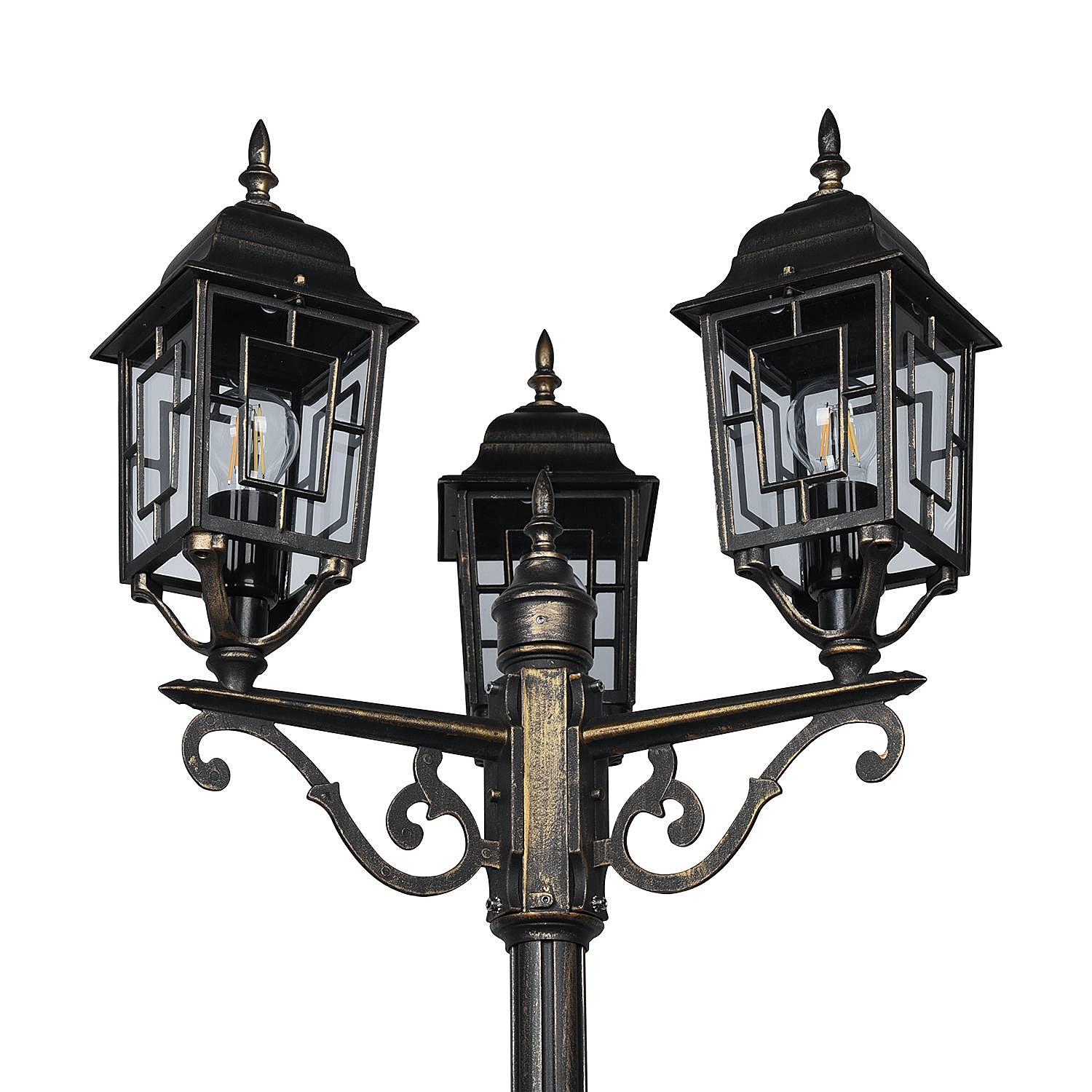 Wegeleuchte Volturno Typ B Aluminiumguss Rostbraun 2