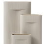 Ridge Vase Beige 1