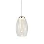 Pendant lamp Cyclone Steel Transparent 0