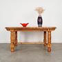 Dining table pine wood 1970s 1
