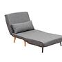 Foldable Sofa Bed 1-seater Dark Grey 7