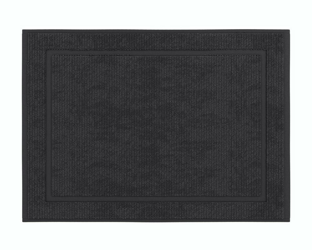 Badematte aus Baumwolle Anthrazit Öko-Tex Standard 100 0