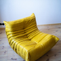 Togo Armchair Pull-Up Leather Yellow 0