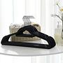 Clothes hanger Bellepierre III set of 50 plastic black silver 2