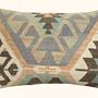 Canal Kilim Kissen Wolle 0