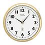 Wall clock Barva Radio-controlled Gold / White 0