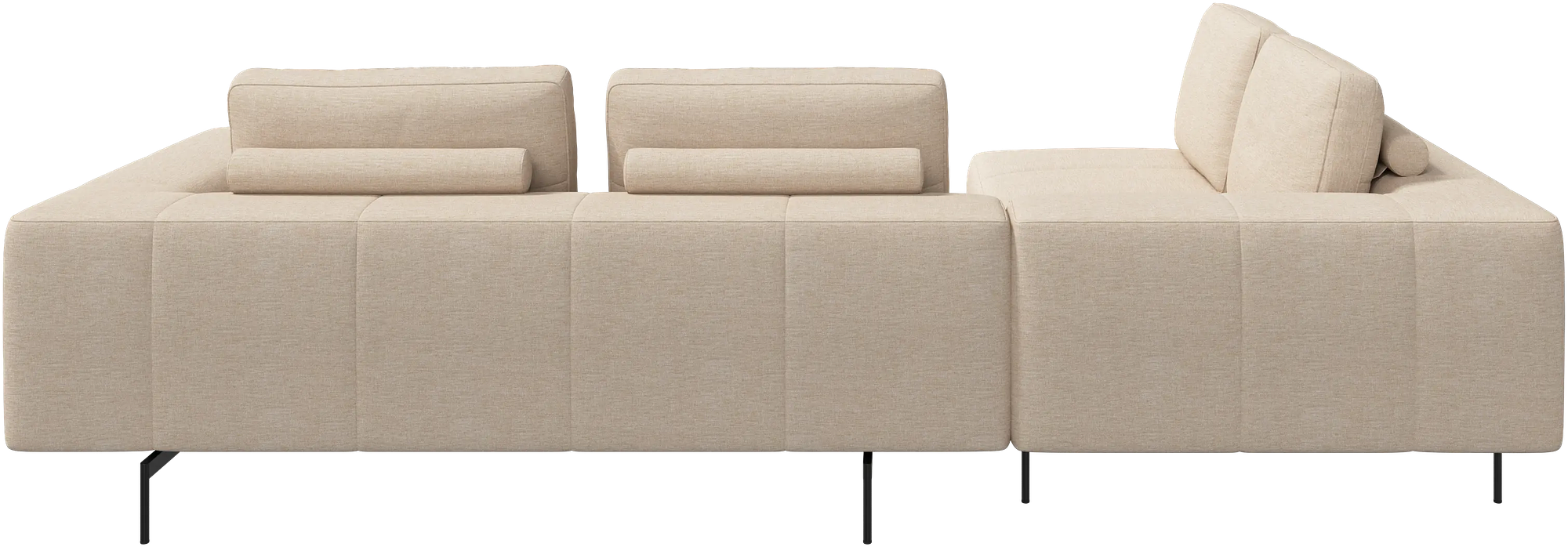 Amsterdam Ecksofa mit Loungemodul Tomelilla Stoff 3145 Beige 3
