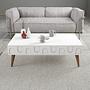 Lyon 3 Living room furniture set Wood veneer White Walnut 3