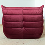 Togo armchair velvet burgundy 4