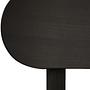 3x Gem Bar Stool Ash Wood Black 4
