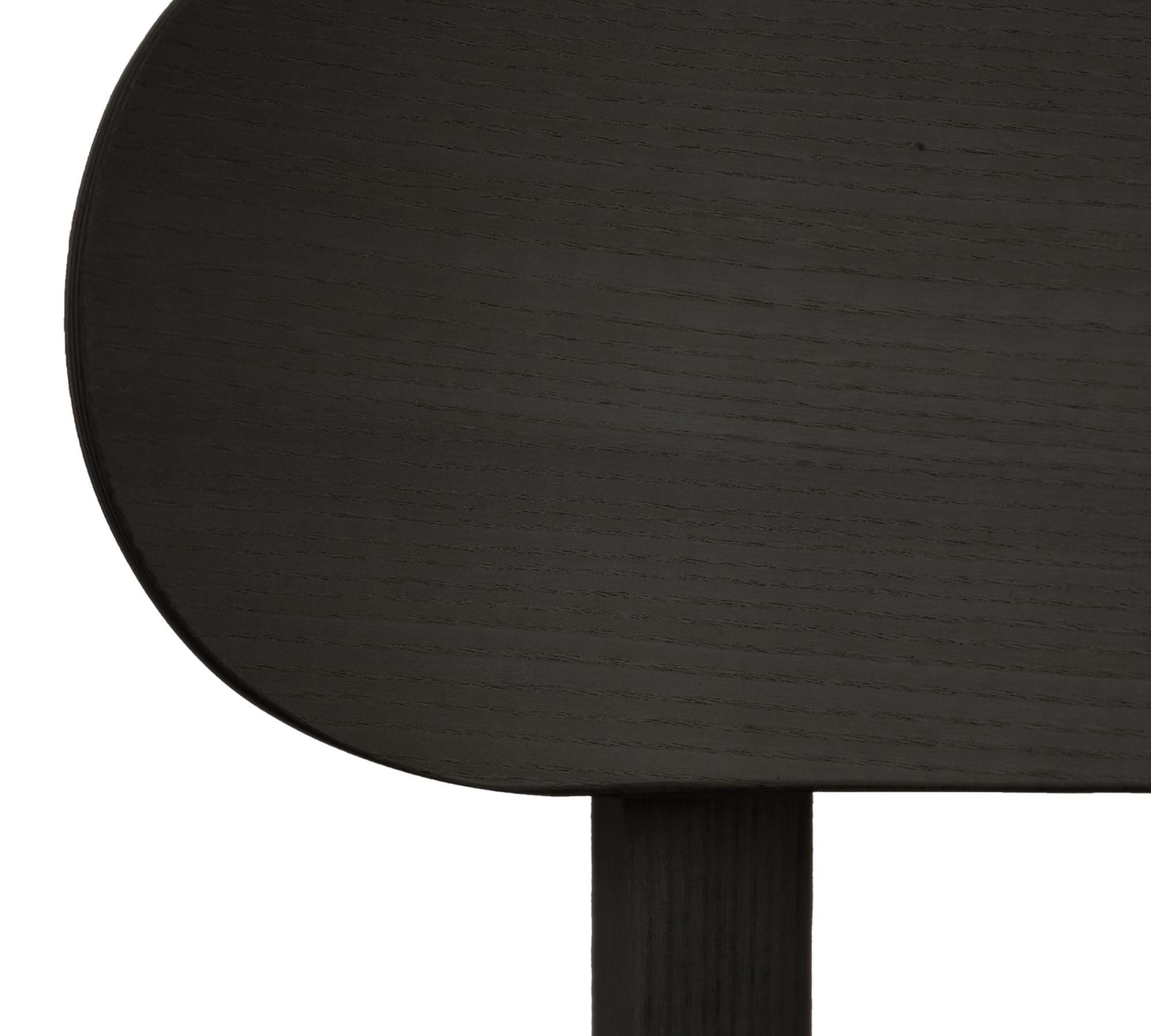 3x Gem Bar Stool Ash Wood Black 4