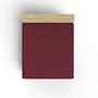 Fitted sheet Cotton Chestnut brown 100cm x 200cm 1