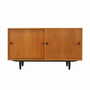 Vintage Schrank Holz Braun 1960er Jahre 0