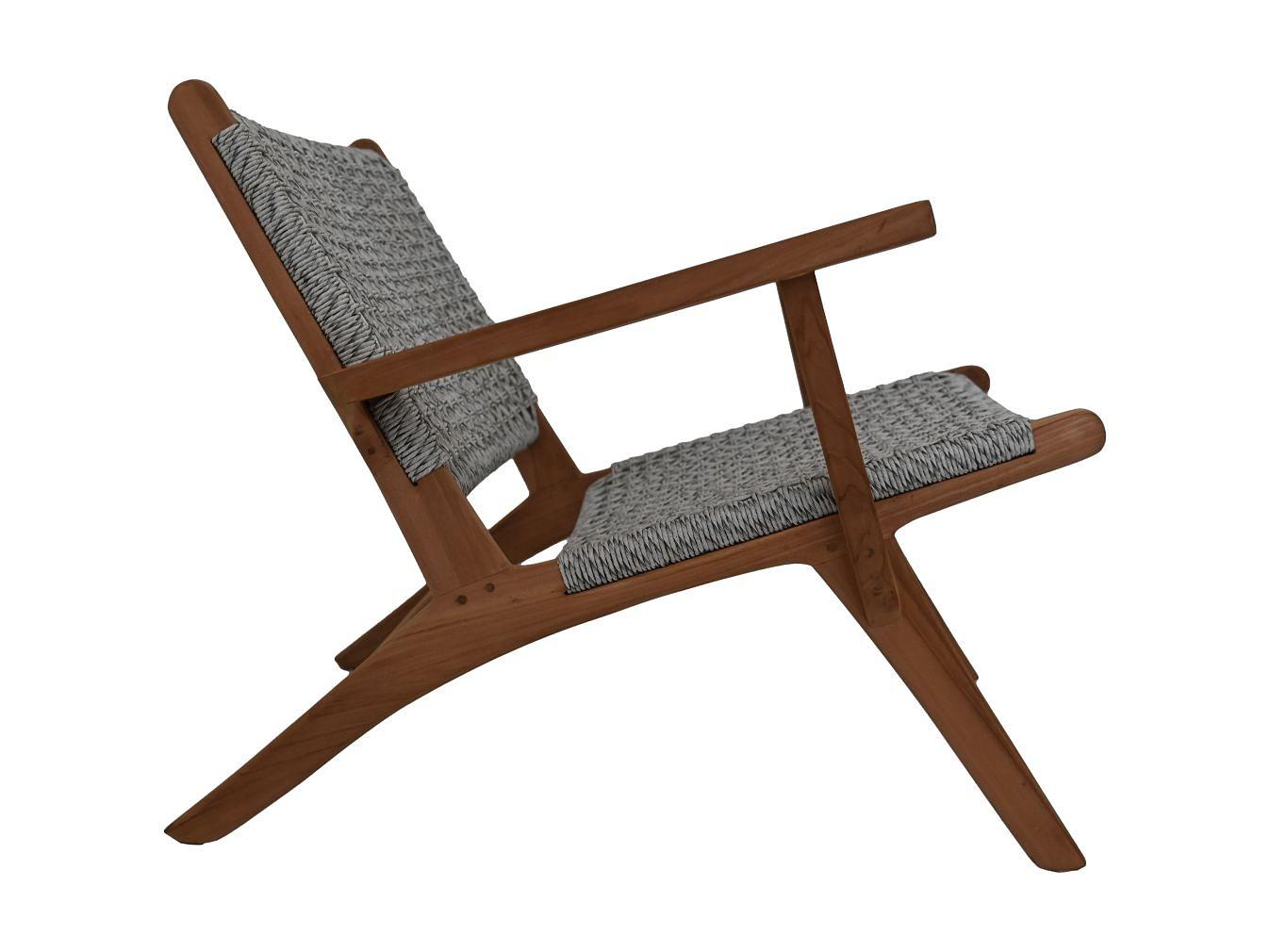 Rio Gartensessel mit Armlehnen Teakholz 2